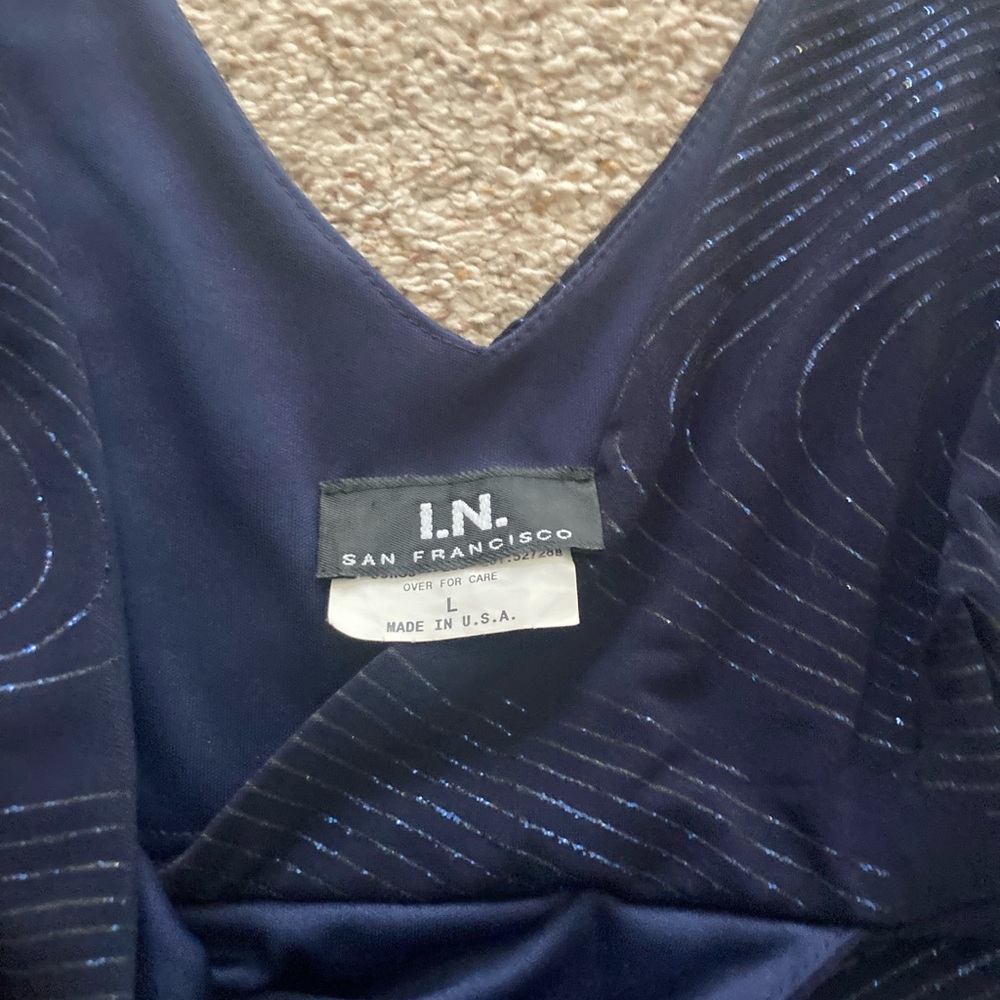 Large Navy I.N. Dress - Picture 3 of 4